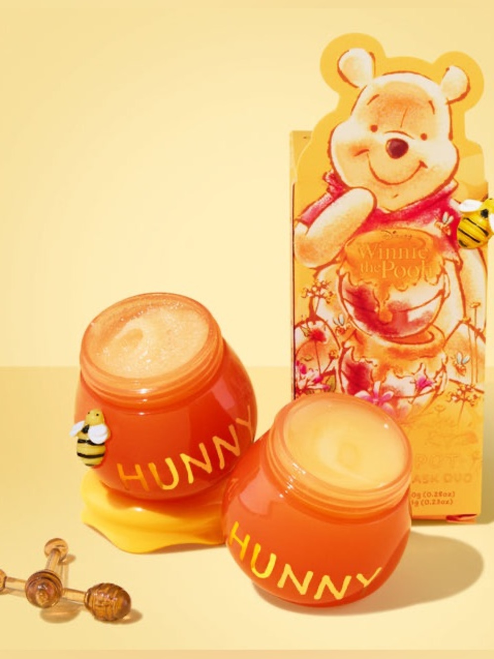 Colourpop Fourth Ray Hunny Pot Lip Scrub Mask Duo Disney Winnie the Pooh - Picture 8 of 9
